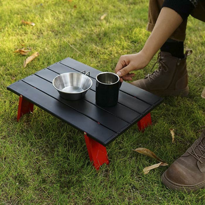 2020 Outdoor Camping Mini Aluminium Metal Picnic Folding Table