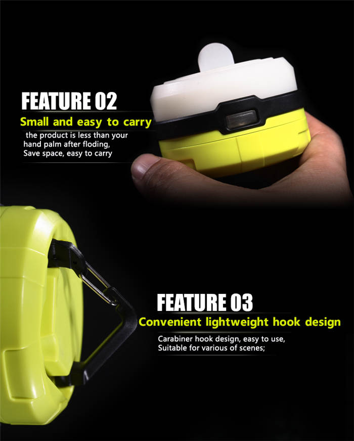 7 Colors Portable Led Emergency Camping Light Mini