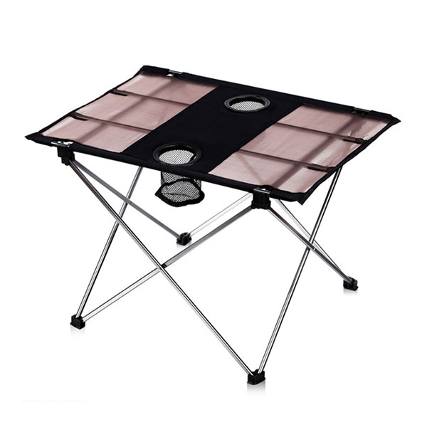 Aluminum Portable Compact Lightweight Folding Roll Up Table