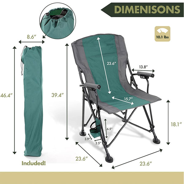 Beach Camping With Handrails Ultra-light And Portable Fish chair