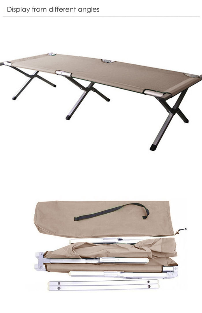 Camping Outdoor Aluminum Alloy Folding Bed