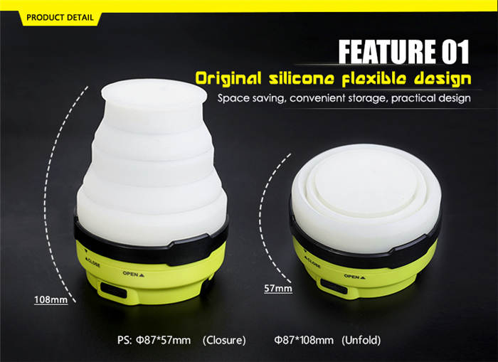 New Mini Silicone Light Folding Colorful Atmosphere_yythkg