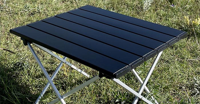 Outdoor Aluminum Alloy Light Portable Outdoor Picnic Table