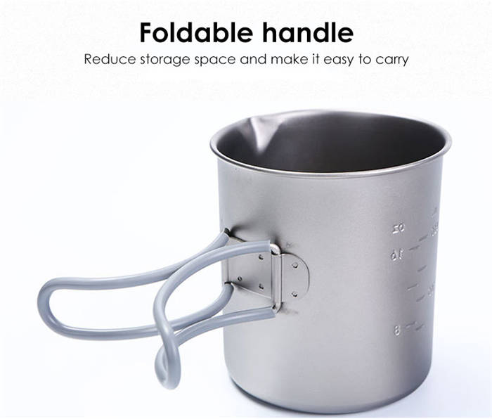 Outdoor Camping High Hardness Portable Titanium Alloy 2