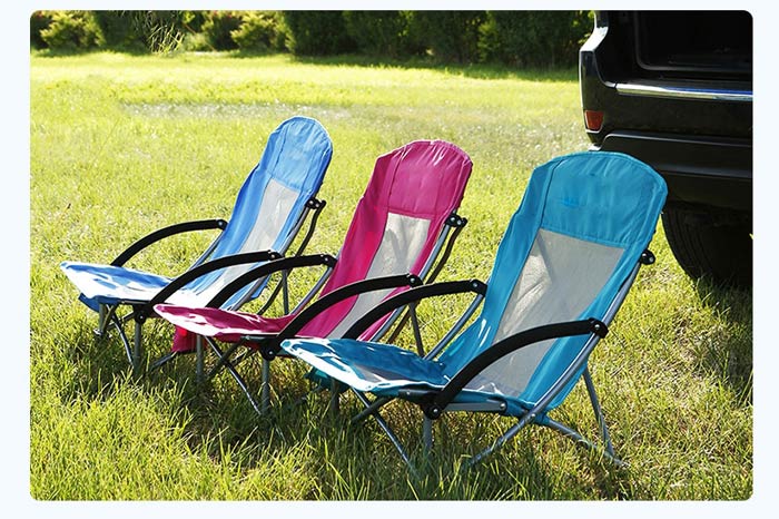 Outdoor Leisure And Convenient Sturdy Aluminum Folding Chair