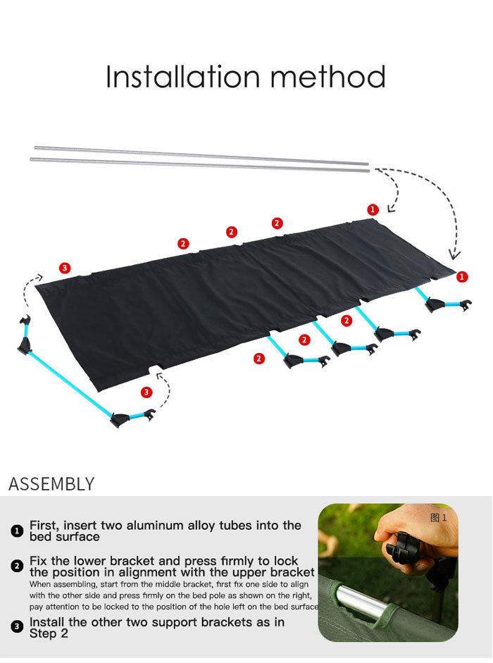 Outdoor Lightweight Portable Camping Cot