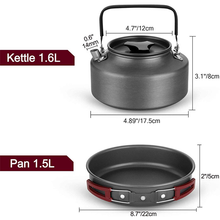 Outdoor Portable Multi-person Picnic Cookware Camping Trip