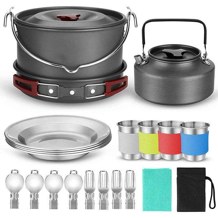 Outdoor Portable Multi-person Picnic Cookware Camping Trip