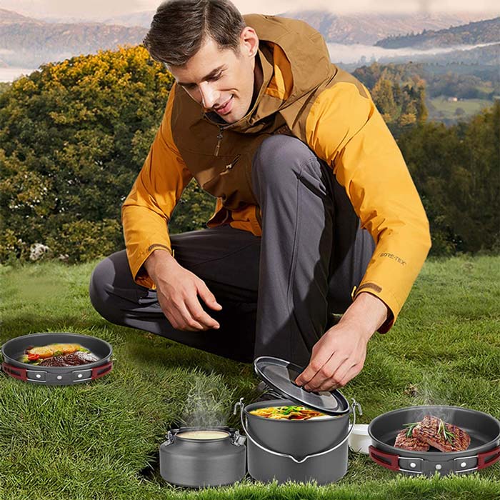 Outdoor Portable Multi-person Picnic Cookware Camping Trip