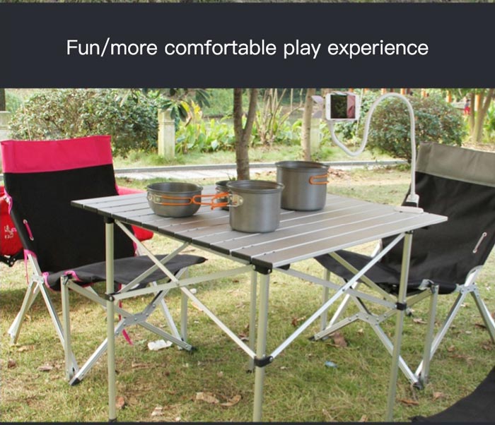 Portable Camping Table For Portable Barbecue Mountaineerin