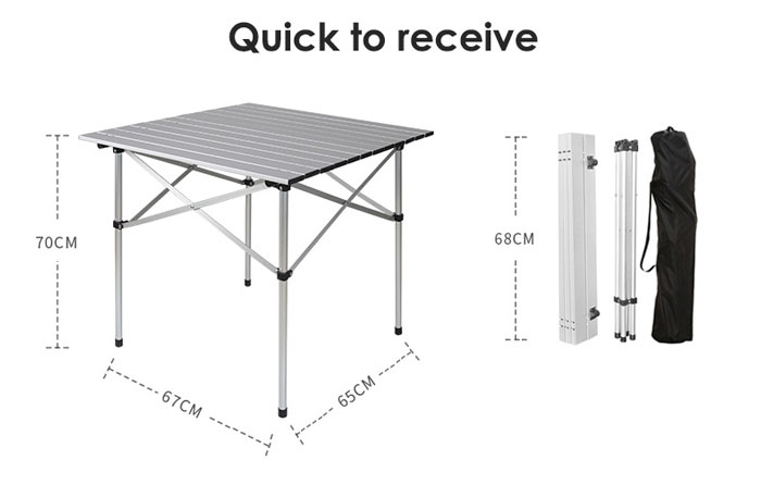 Portable Camping Table For Portable Barbecue Mountaineerin