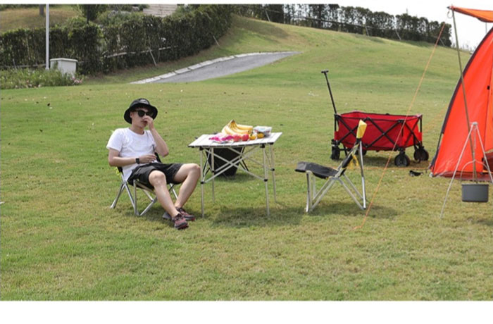 Portable Camping Table For Portable Barbecue Mountaineerin