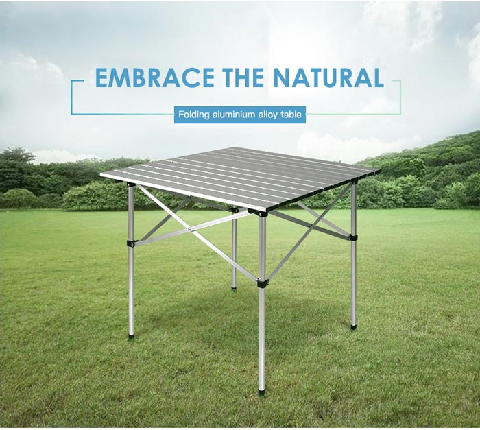 Portable Camping Table For Portable Barbecue Mountaineerin