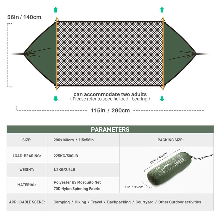 Travel Hammock HM014