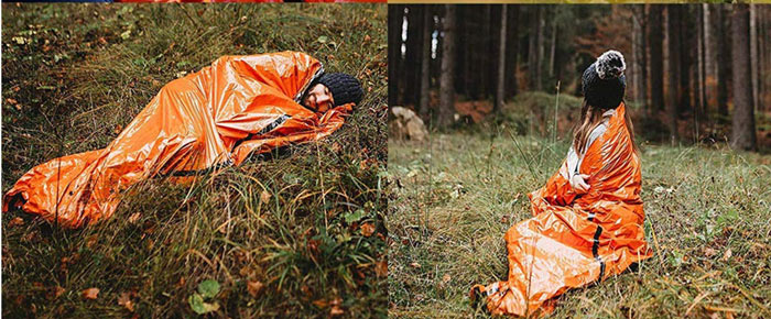 2020 Use As Emergency Bivy Sack Survival Sleeping Bag