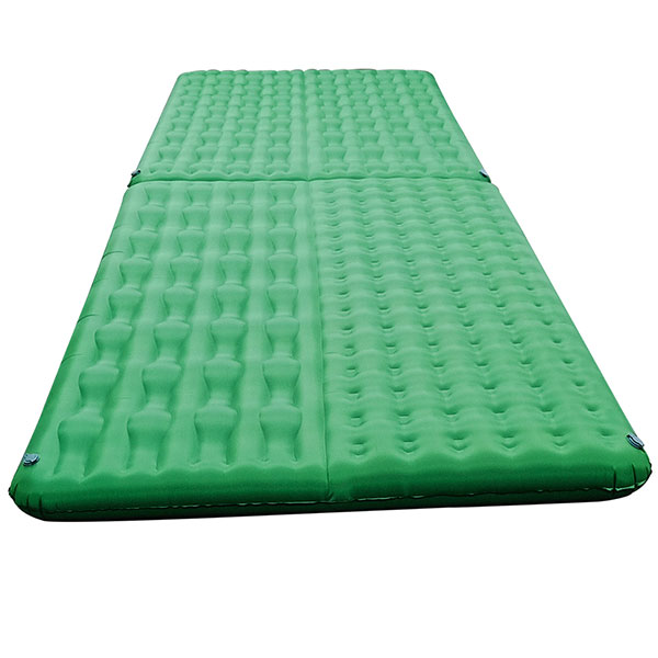 40d Nylon Camping Mat Air Mattresses Single Wave Inflatable Sleeping Pad