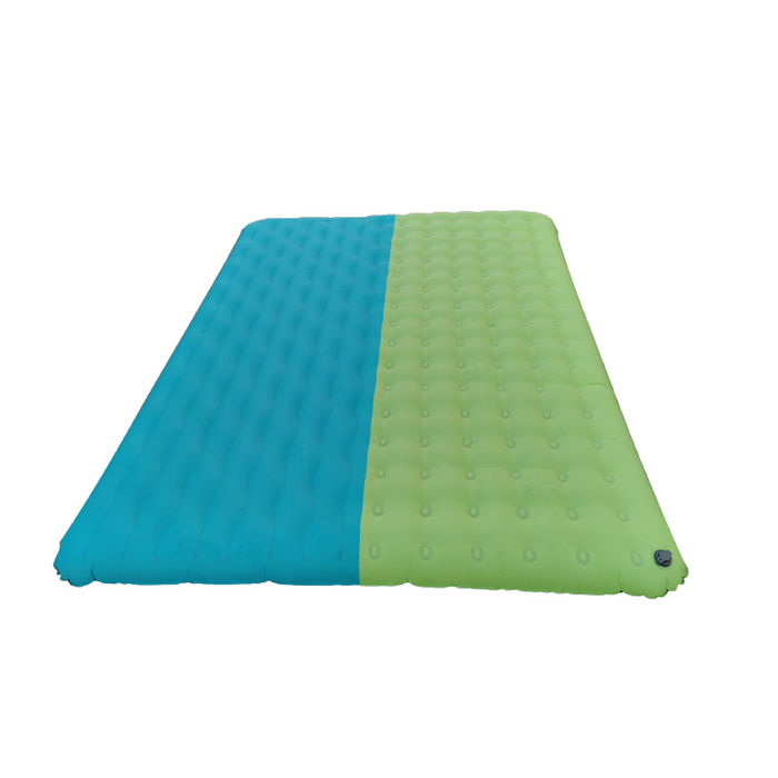 40d Nylon Camping Mat Air Mattresses Single Wave Inflatable Sleeping Pad