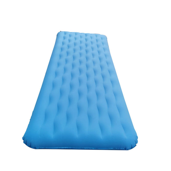 40d Nylon Camping Mat Air Mattresses Single Wave Inflatable Sleeping Pad