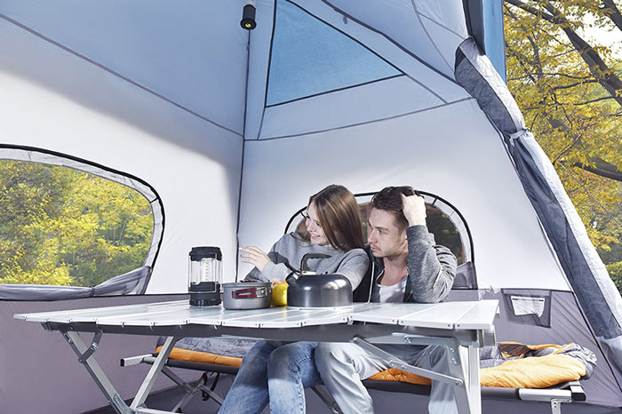 9 Person Extended Dome Glamping Rooftop Family Tent