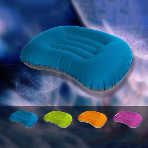 Anti-snore Square Sleeping Air Inflatable Travel Pillow
