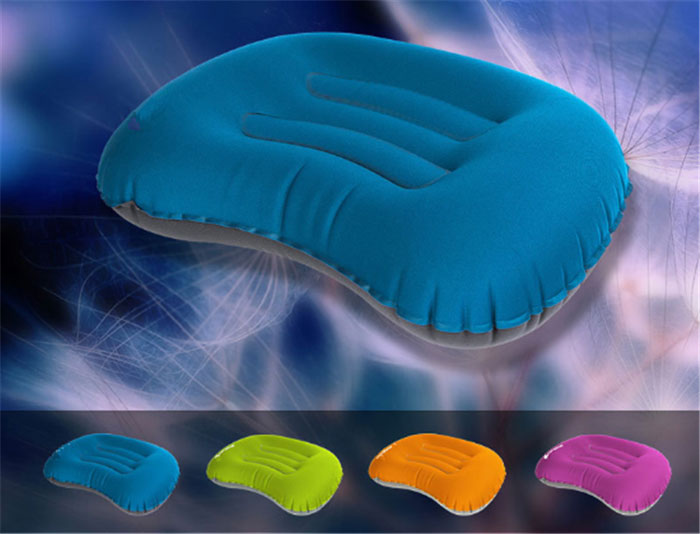 Anti-snore Square Sleeping Air Inflatable Travel Pillow