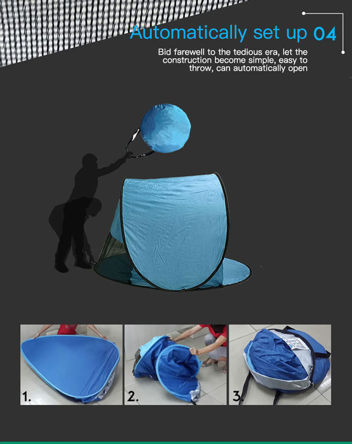 Automatic Building-free And Quick-opening Uv-proof Outdoor Tent