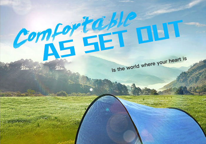 Automatic Building-free And Quick-opening Uv-proof Outdoor Tent