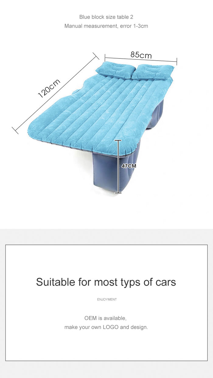 Car Travel Mattress Air Bed Inflatable Car Bed