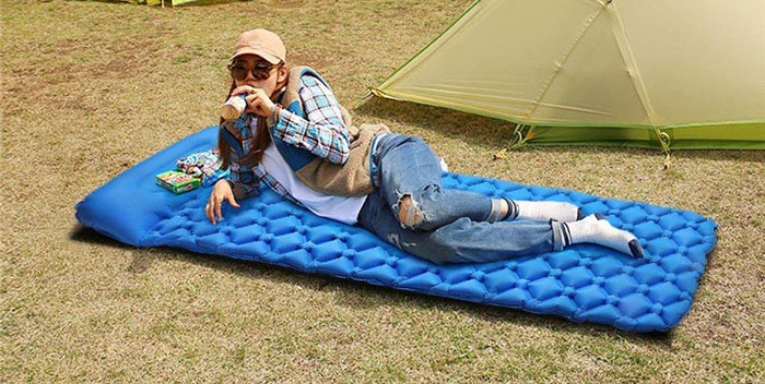 Comfortable Lightweight Outdoor Ultralight Camping Mat Sleeping Pad