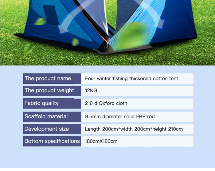 Cotton Thickening Winter Fishing Warm_Cold And Snow-proof Tent