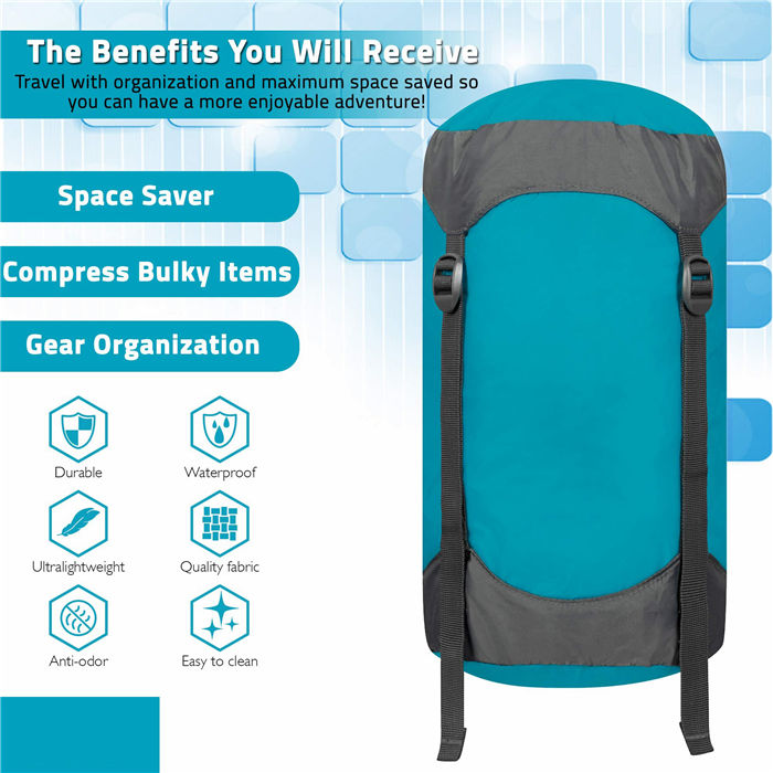 Custom Light Weight Camping Backpacking Travel Durable Compression Bag