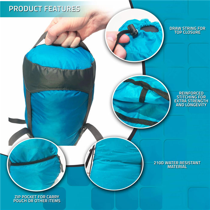 Custom Light Weight Camping Backpacking Travel Durable Compression Bag