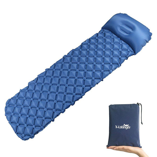 Durable Tear-resistant Sleeping Pad With Pillow Outdoor