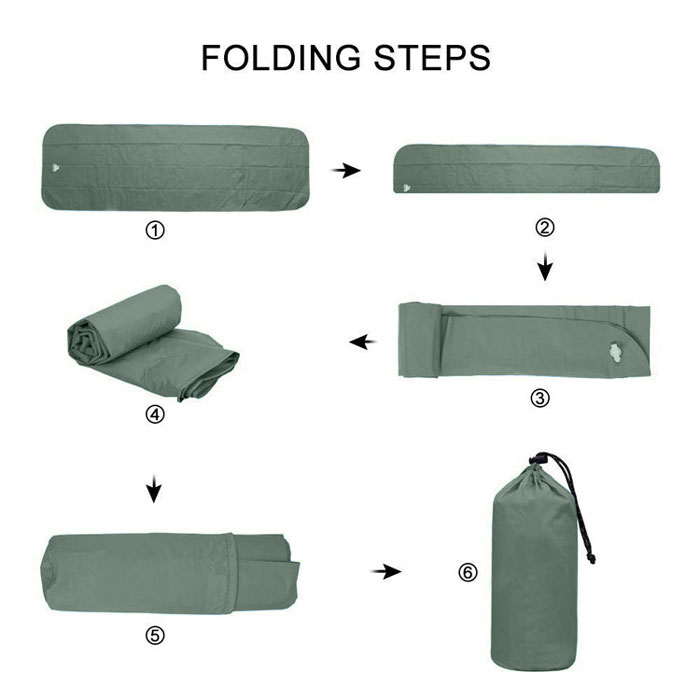 Easy Inflatable With Built-in Foot Pump Extra Thick Sleeping Pad