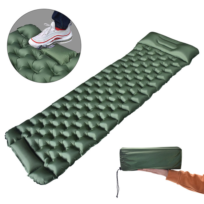 Easy Inflatable With Built-in Foot Pump Extra Thick Sleeping Pad