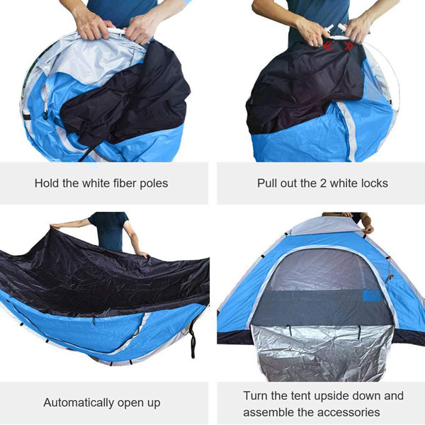 Folding Simple Automatic Quick Opening Outdoor Camping Tent