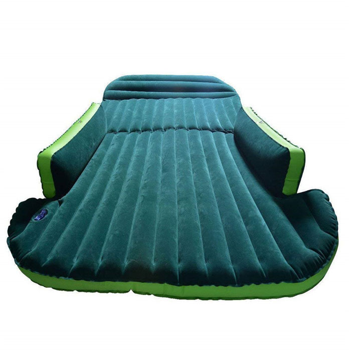 Hybrid Flocking Material Inflatable Mattress