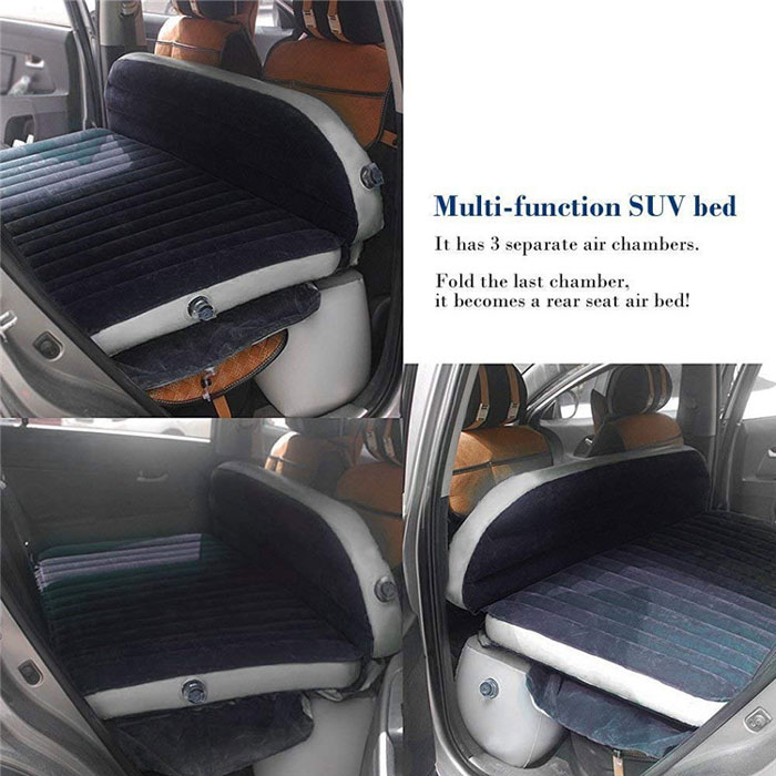 Hybrid Flocking Material Inflatable Mattress