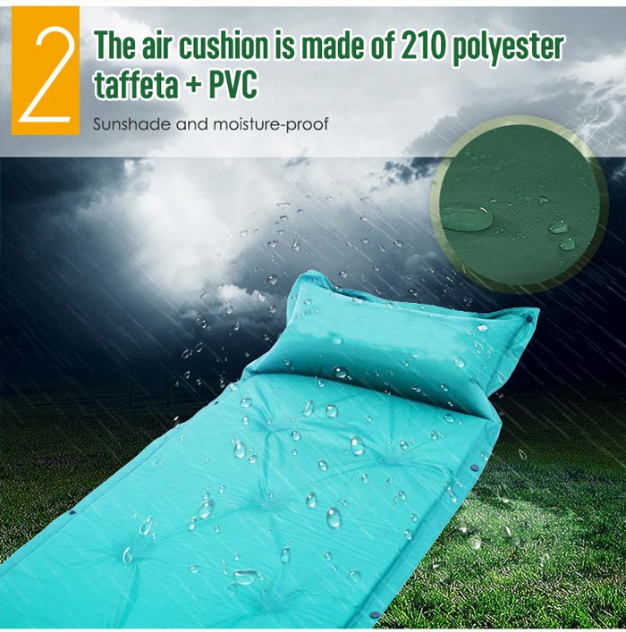 Inflatable Cushion Outdoor Tent Pad Camping Sleeping Pad