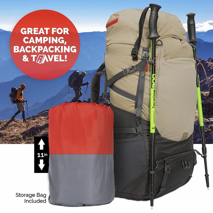 Inflating Camping Mat - Foam Sleeping Pad