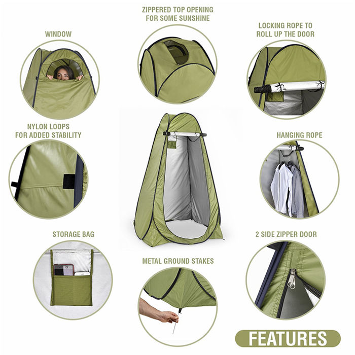 Instant Portable Outdoor Shower Automatic Tents Camp