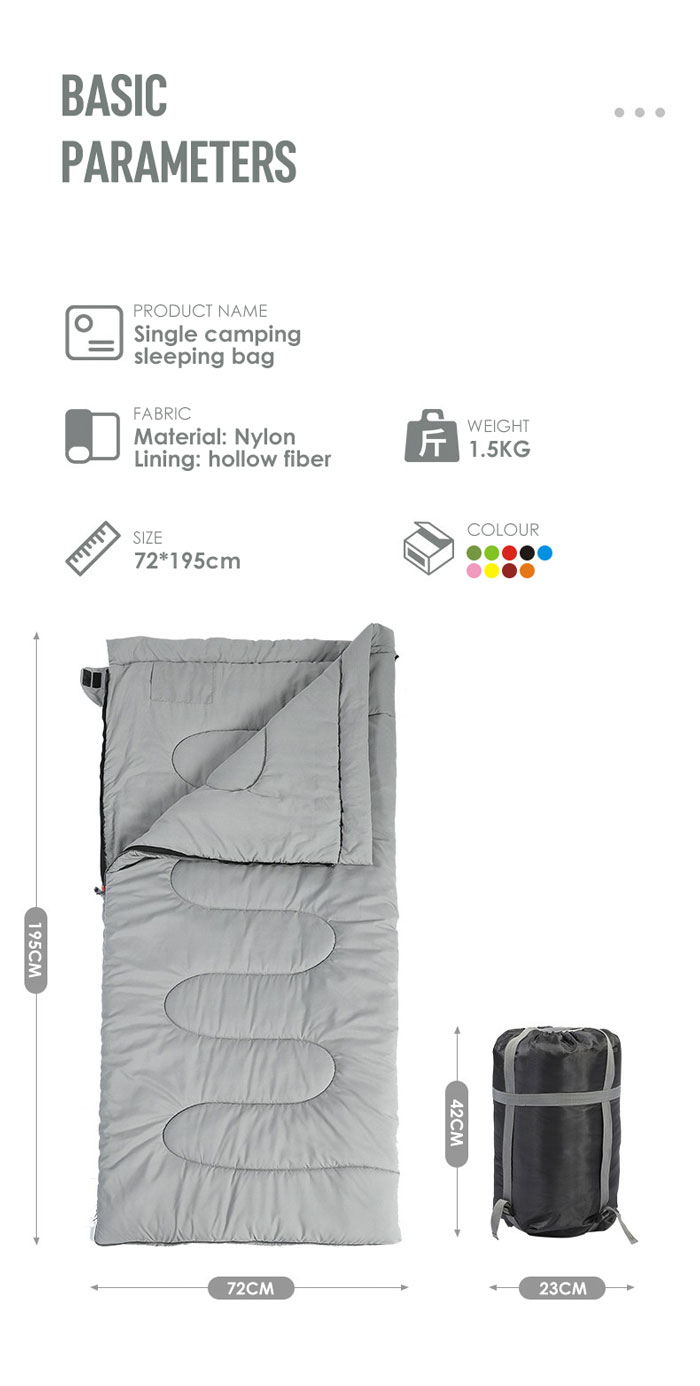 Lightweight And Convenientthree Season Generalsingle Camping Sleeping Bag