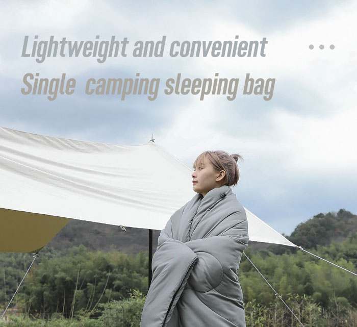 Lightweight And Convenientthree Season Generalsingle Camping Sleeping Bag