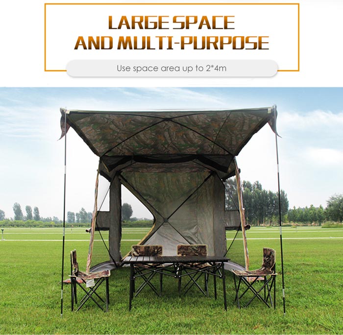 Multifunction Automatically Tent Waterproof Pop Up Extensi