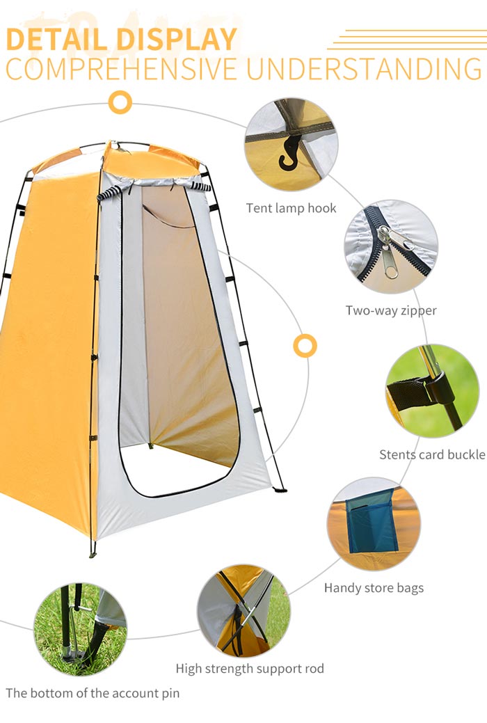 New Style Dressing Bathing Tent Set Up Mobile