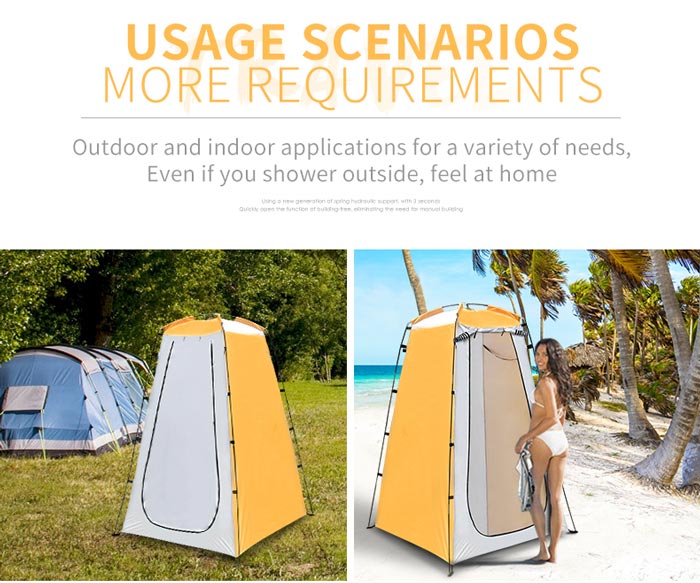 New Style Dressing Bathing Tent Set Up Mobile