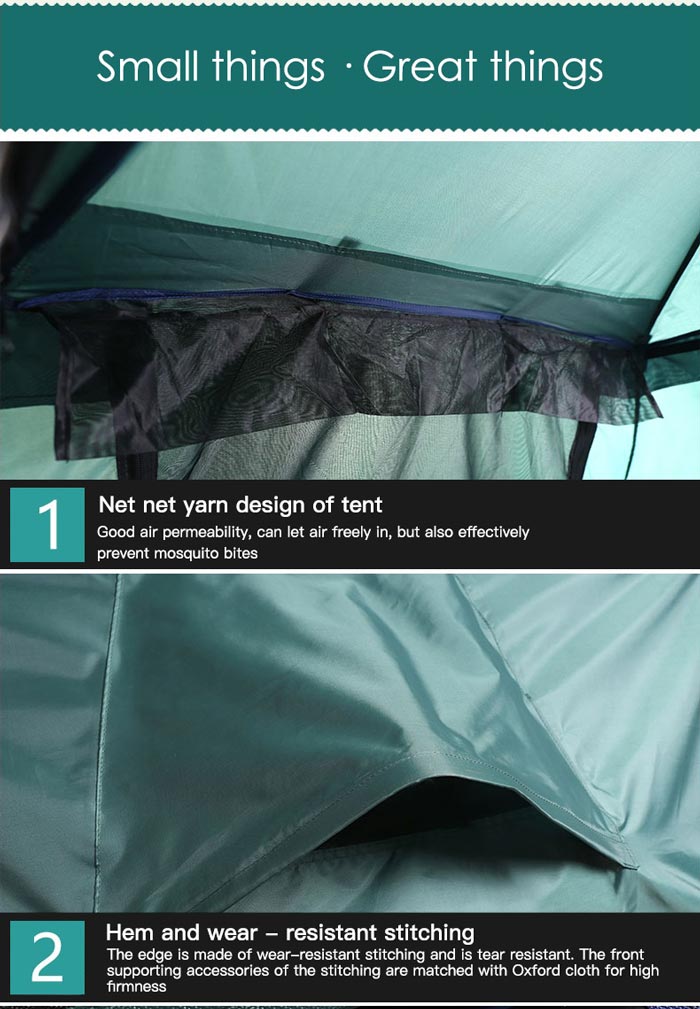 Outdoor Camping Waterproof Portable Ventilated Folding Off Tent