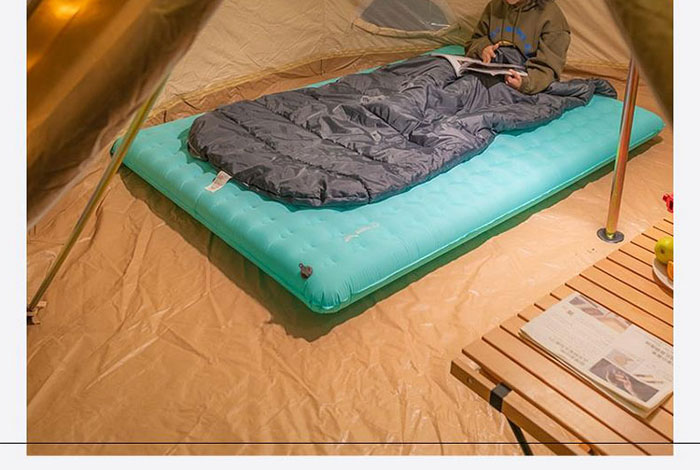 Outdoor Can Be Spliced And Portable Single And Inflatable Sleeping Pad