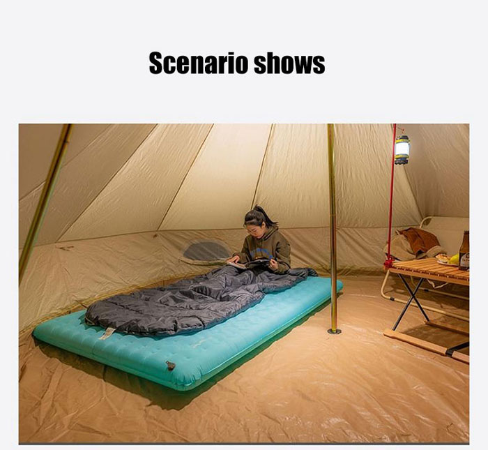 Outdoor Can Be Spliced And Portable Single And Inflatable Sleeping Pad