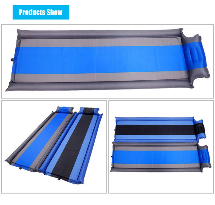 Outdoor Can Be Spliced And Portable Single And Self-inflatable Sleeping Pad